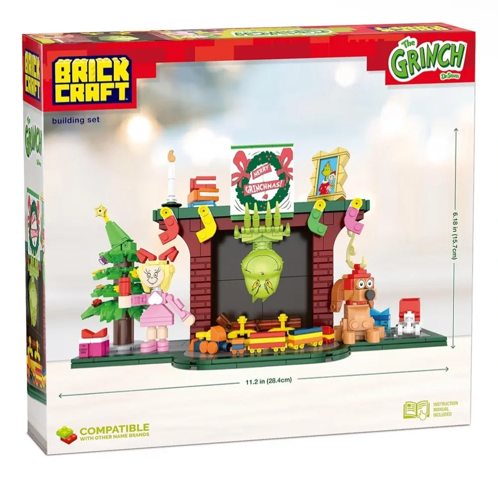 Grinchmas Eve Building Set - Down the Chimney He Goes